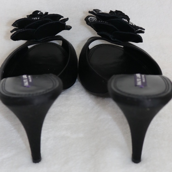 Ralph Lauren Purple Label Flower Slides size 9 1/2 - Picture 7 of 9